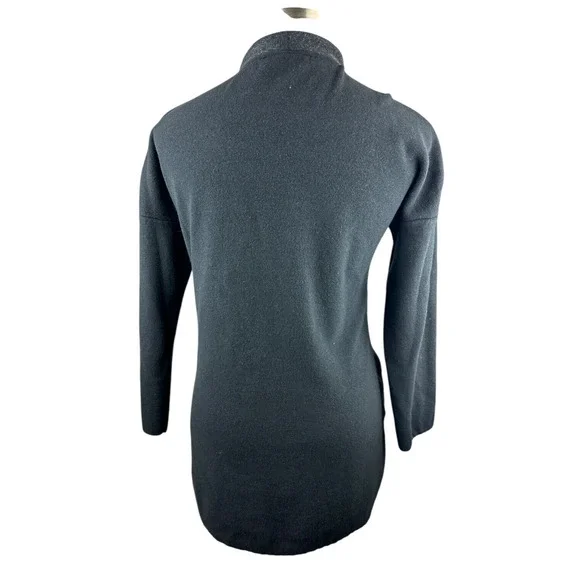 MM LaFleur O'Keeffe Sweater Cardigan Wool Silk Cashmere Duster XL *MISSING BELT* - Picture 8 of 16